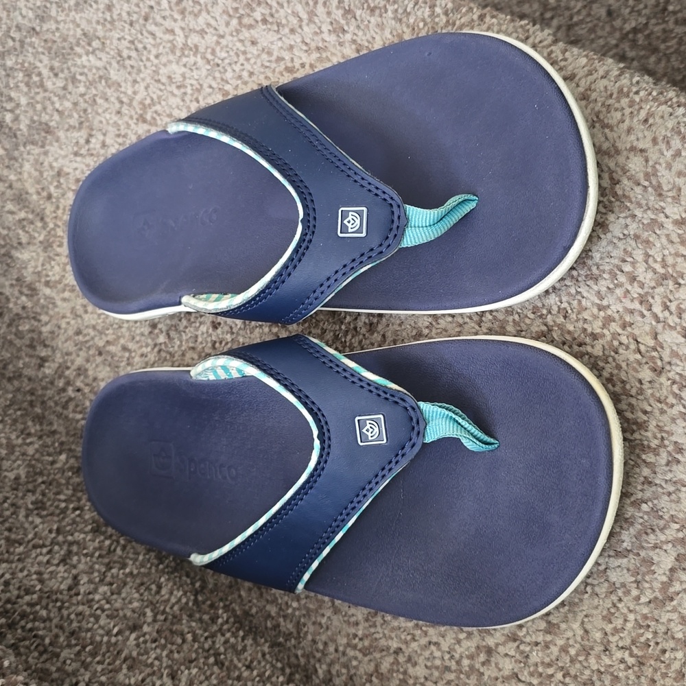 Spenco Womens Size 8 Sandals, Blue